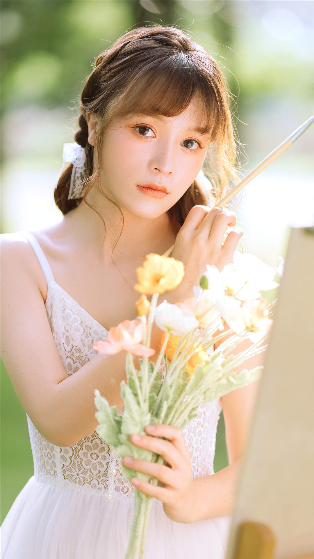 清纯可爱动漫美女手机壁纸图片