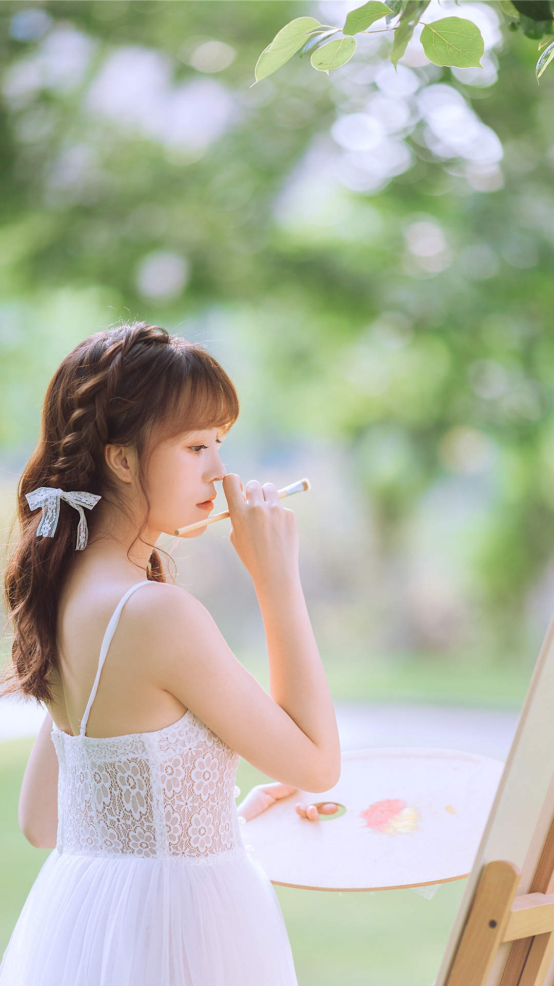 清纯可爱动漫美女手机壁纸图片