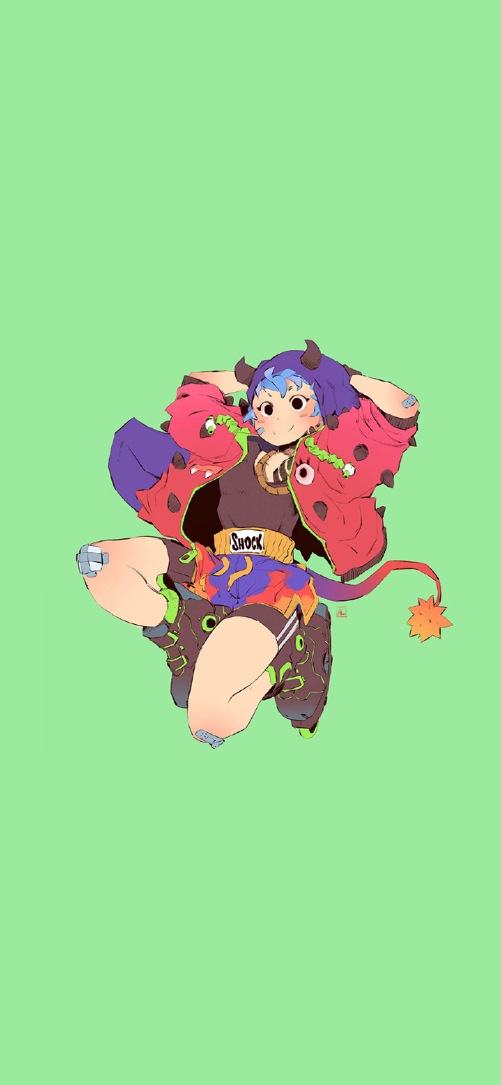 小清新萌系卡通插画高清手机壁纸图片