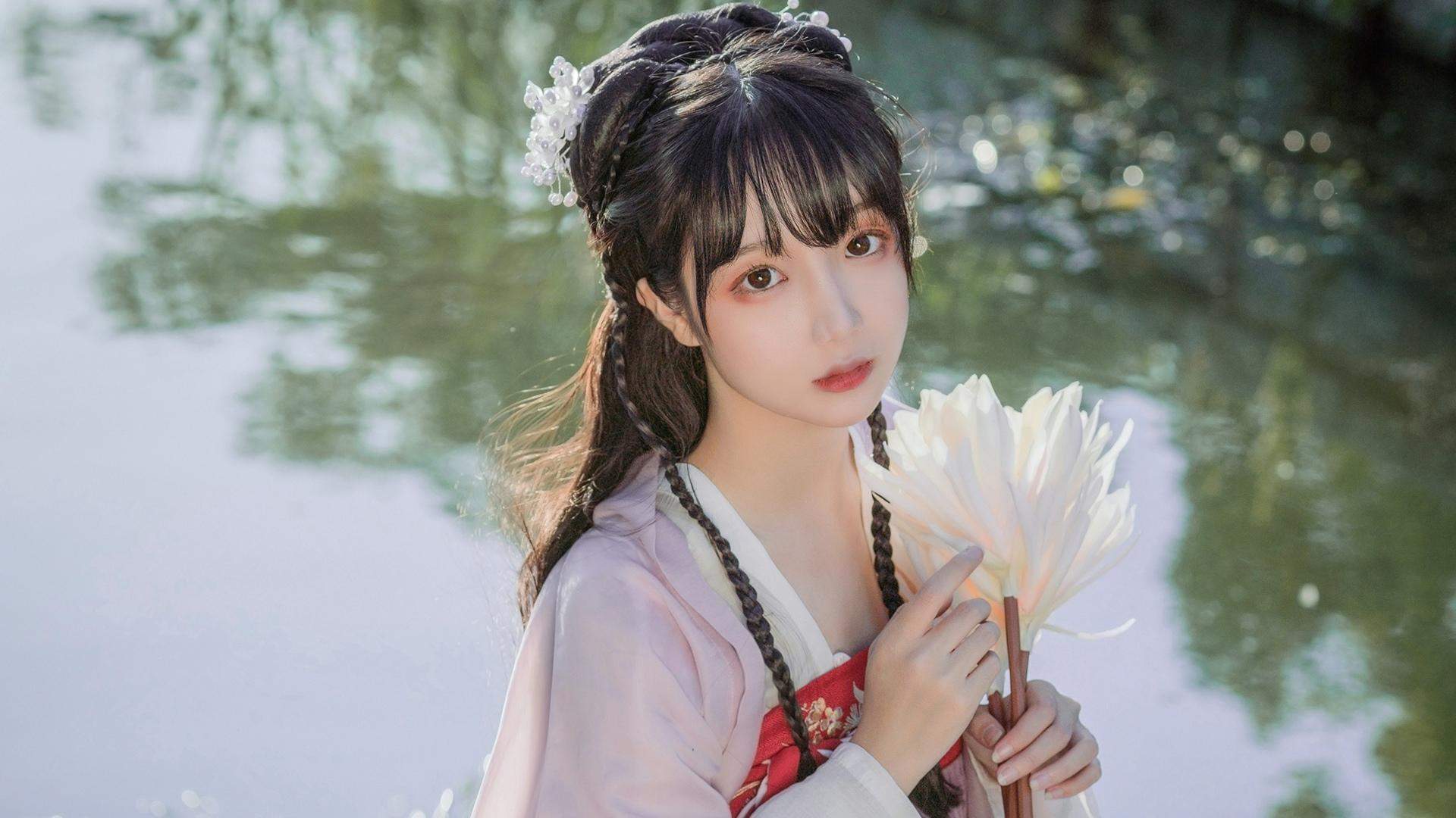 汉服美女图片