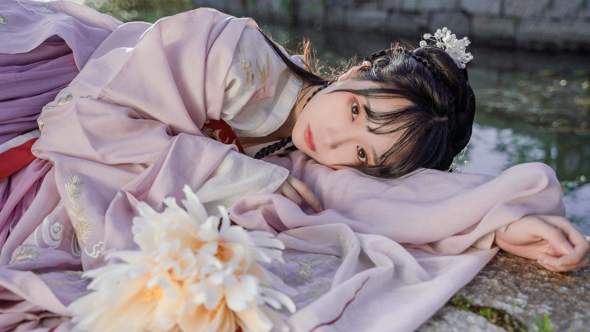 汉服美女图片