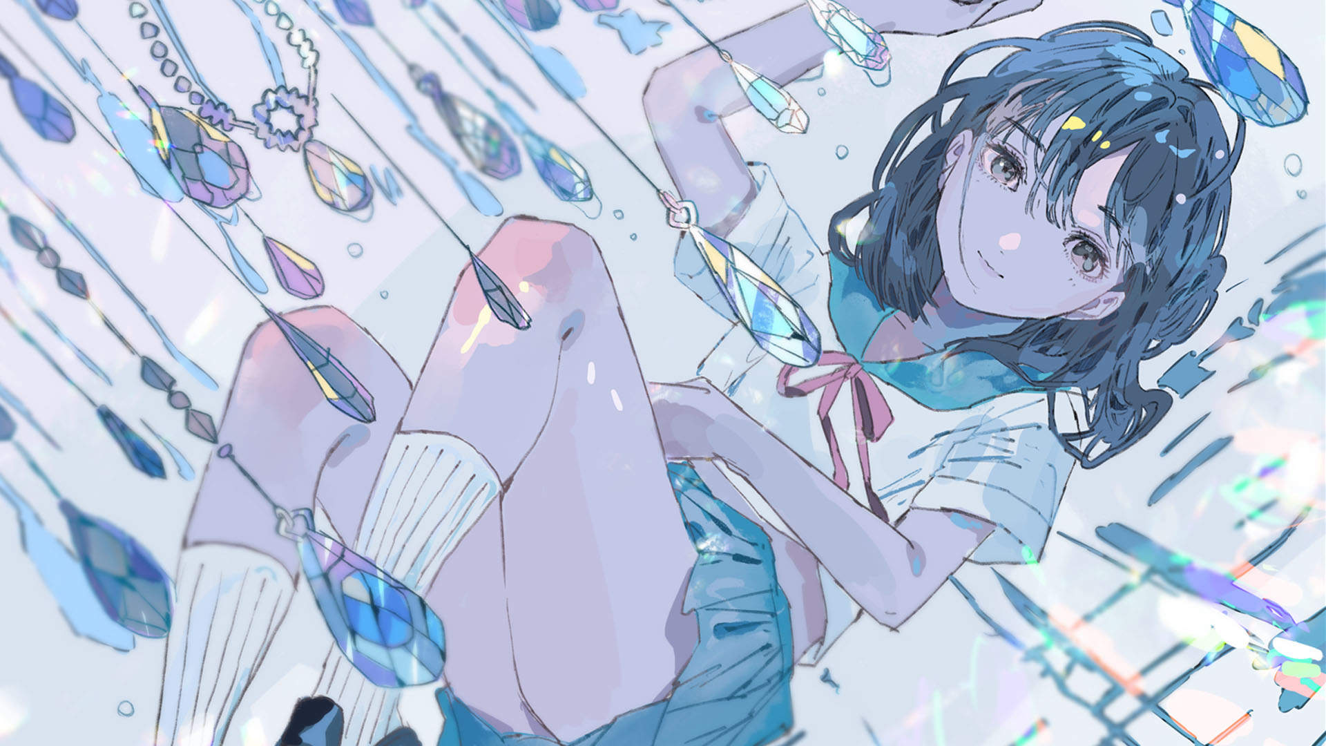 唯美动漫少女头像图片图片