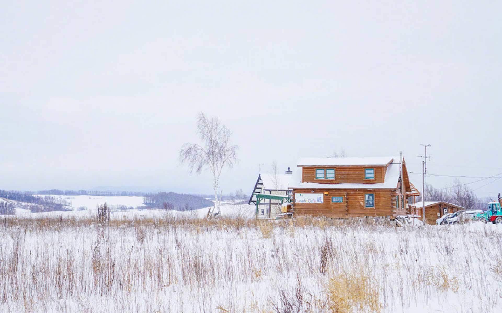马苏雪景唯美浪漫写真图片图片