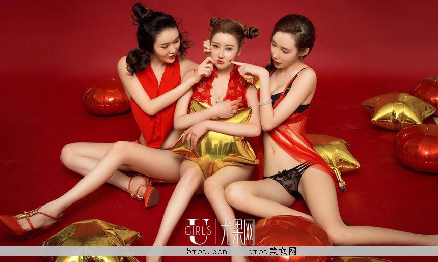 Ugirls尤果圈爱尤物 No.634 颜爱泽&莉恩&萌琪琪 灯迷 / 第1页图片