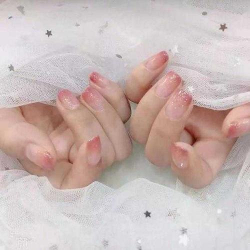 混合美甲图片