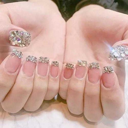 混合美甲图片