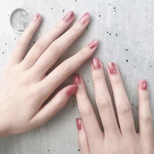 混合美甲图片