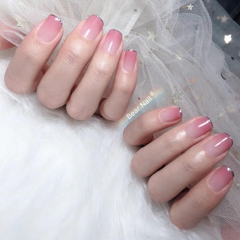 混合美甲图片