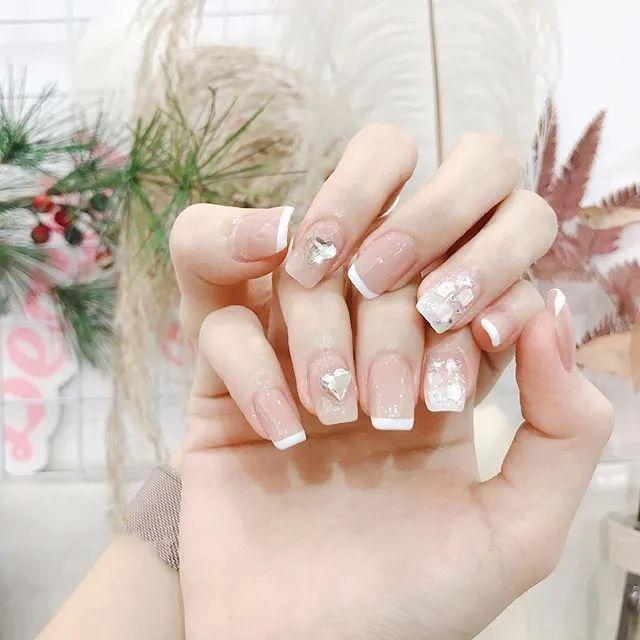 混合美甲图片
