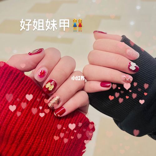 白美甲图片