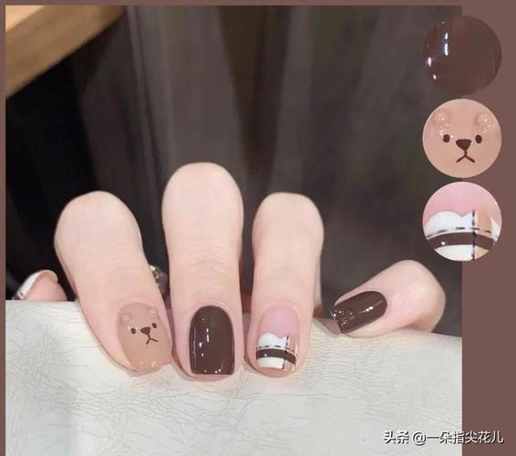 混合美甲图片