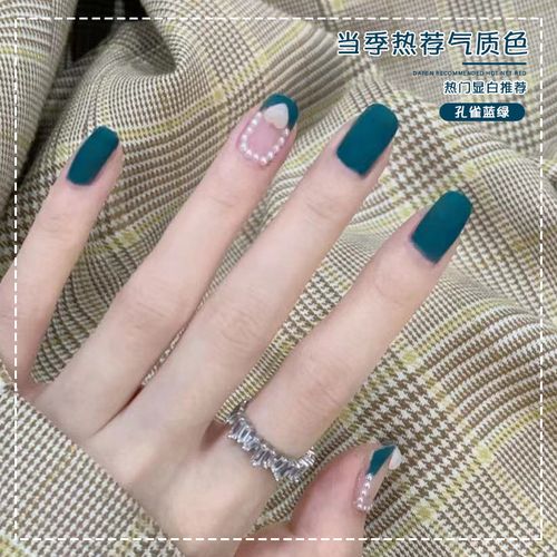 混合美甲图片