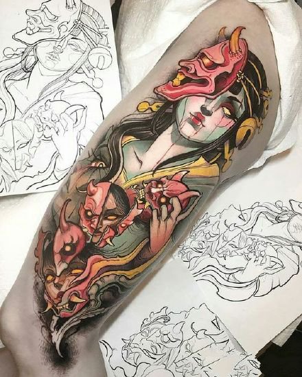 手部纹身图片