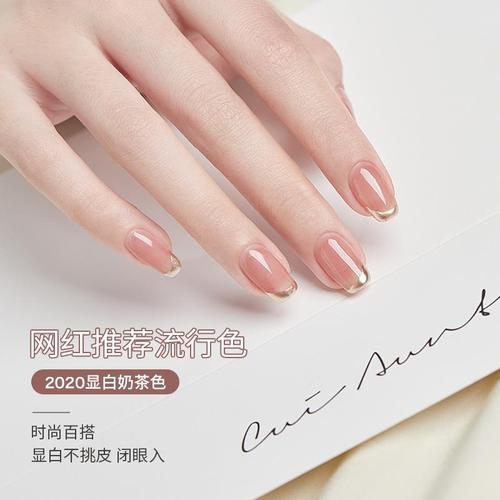 灰美甲图片