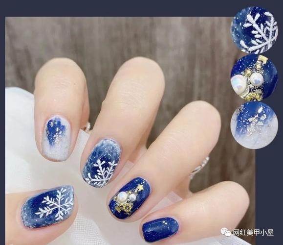 混合美甲图片