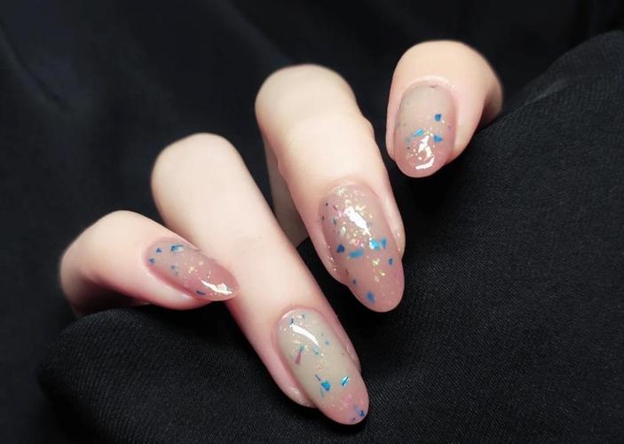 混合美甲图片