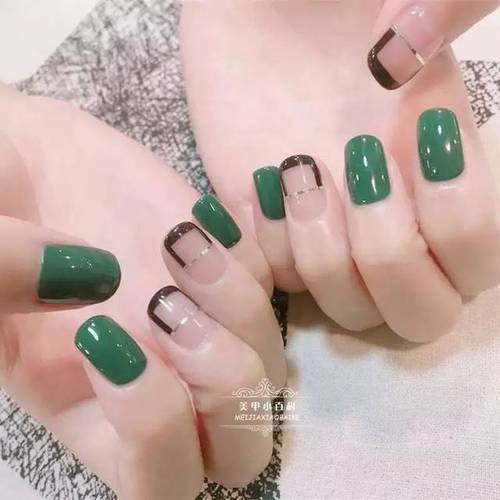 混合美甲图片