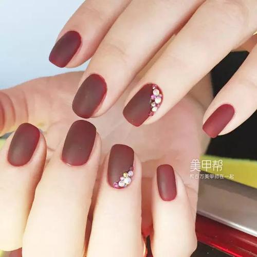 混合美甲图片