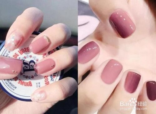 混合美甲图片