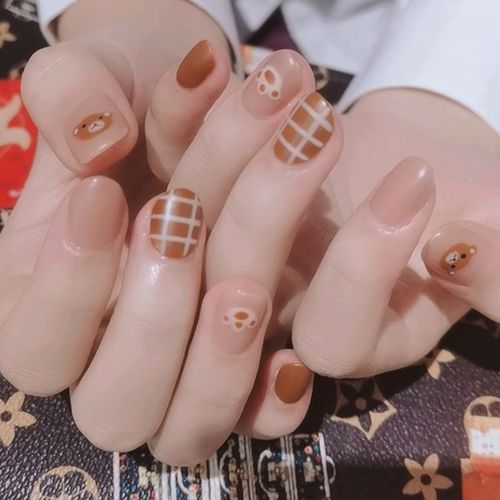 混合美甲图片