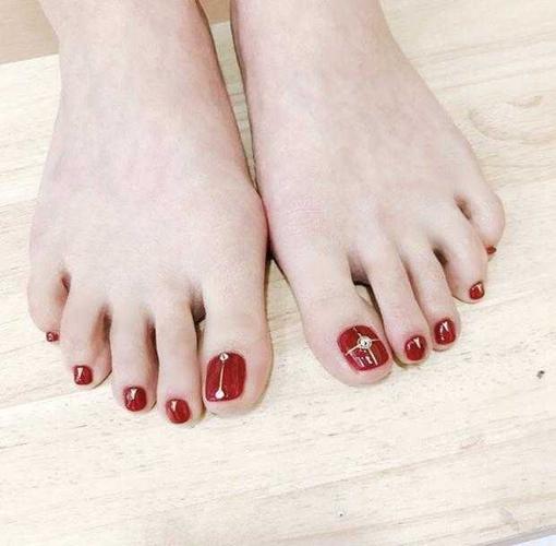 混合美甲图片