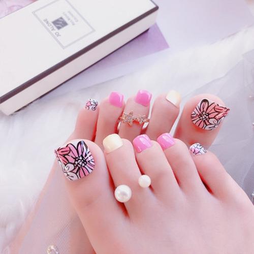 混合美甲图片