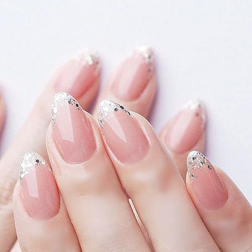 混合美甲图片