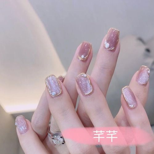 混合美甲图片
