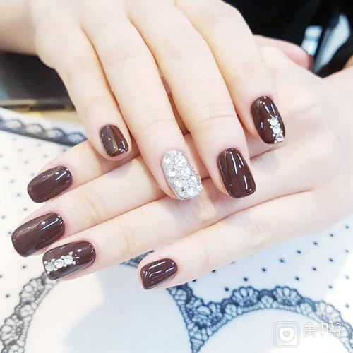 混合美甲图片