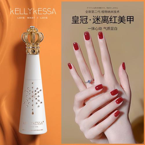 过年红色美甲款式 美甲最新款图片大全红色图片