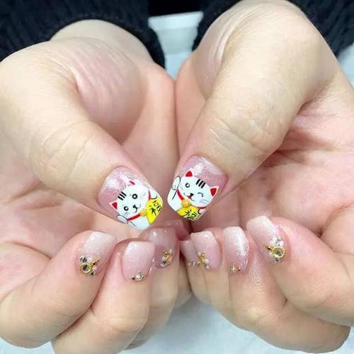 热门美甲图片