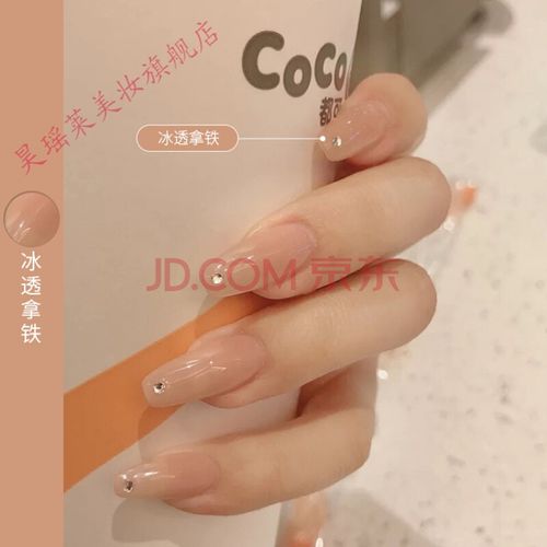 红美甲图片