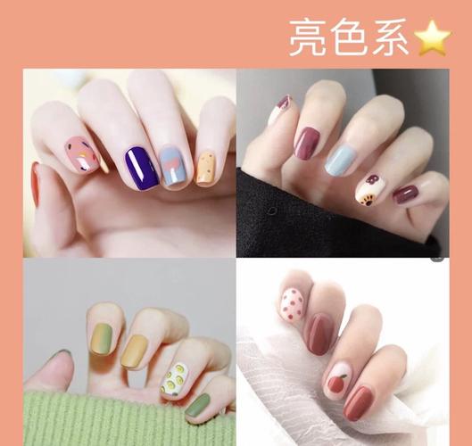 手黑适合的美甲颜色 适合手黑美甲图片大全效果图图片