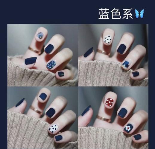 手黑适合的美甲颜色 适合手黑美甲图片大全效果图图片