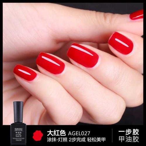 好看的红色美甲图片 红色美甲图片个性图片