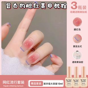 白美甲图片
