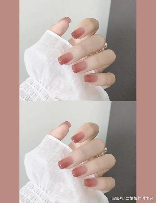 美甲晕染图片 好看的晕染美甲图片大全款式图片