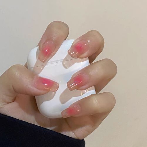 白美甲图片