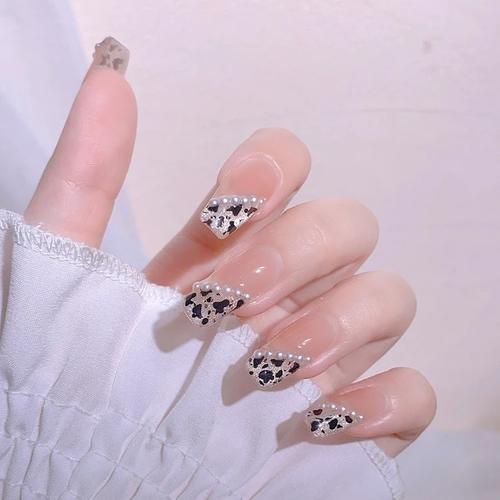 黑白美甲 黑白美甲图片大全简单新款图片
