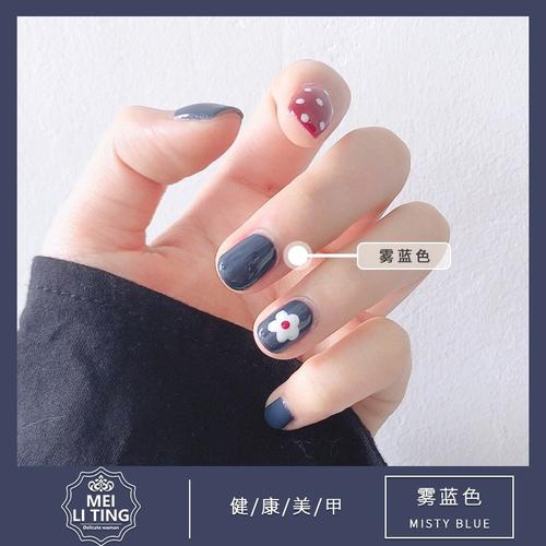 白美甲图片