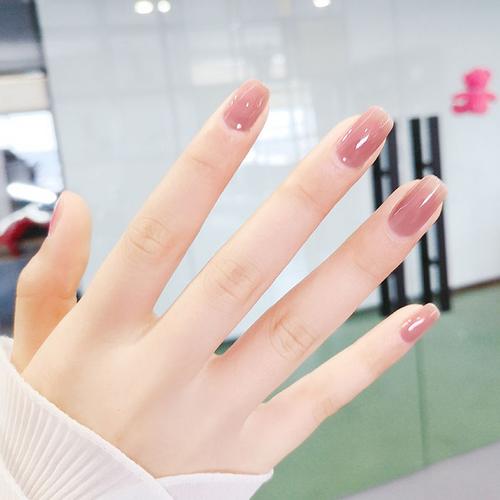 白美甲图片