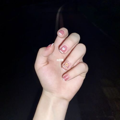 磨砂美甲 黑色磨砂美甲图片图片