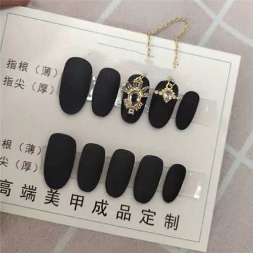 黑白美甲 黑白美甲图片大全简单新款图片