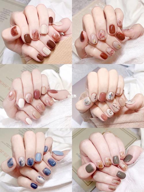 白美甲图片