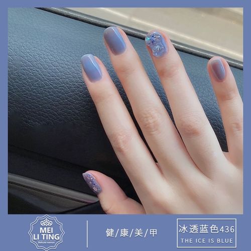 白美甲图片