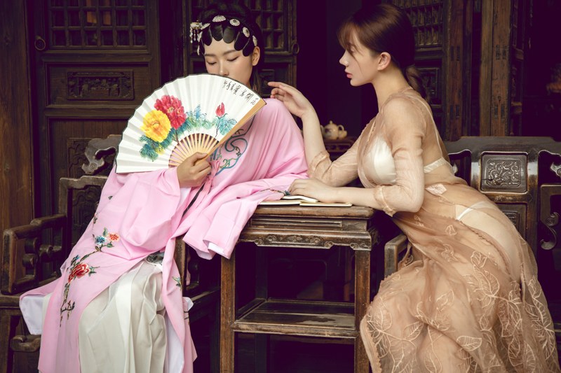 姐妹花图片