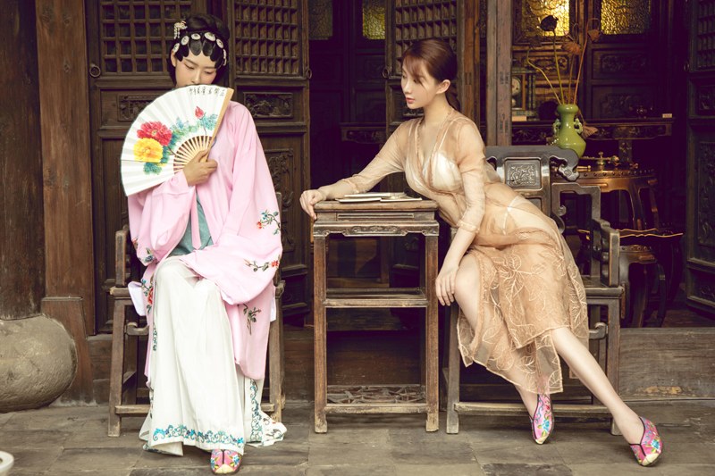 姐妹花图片