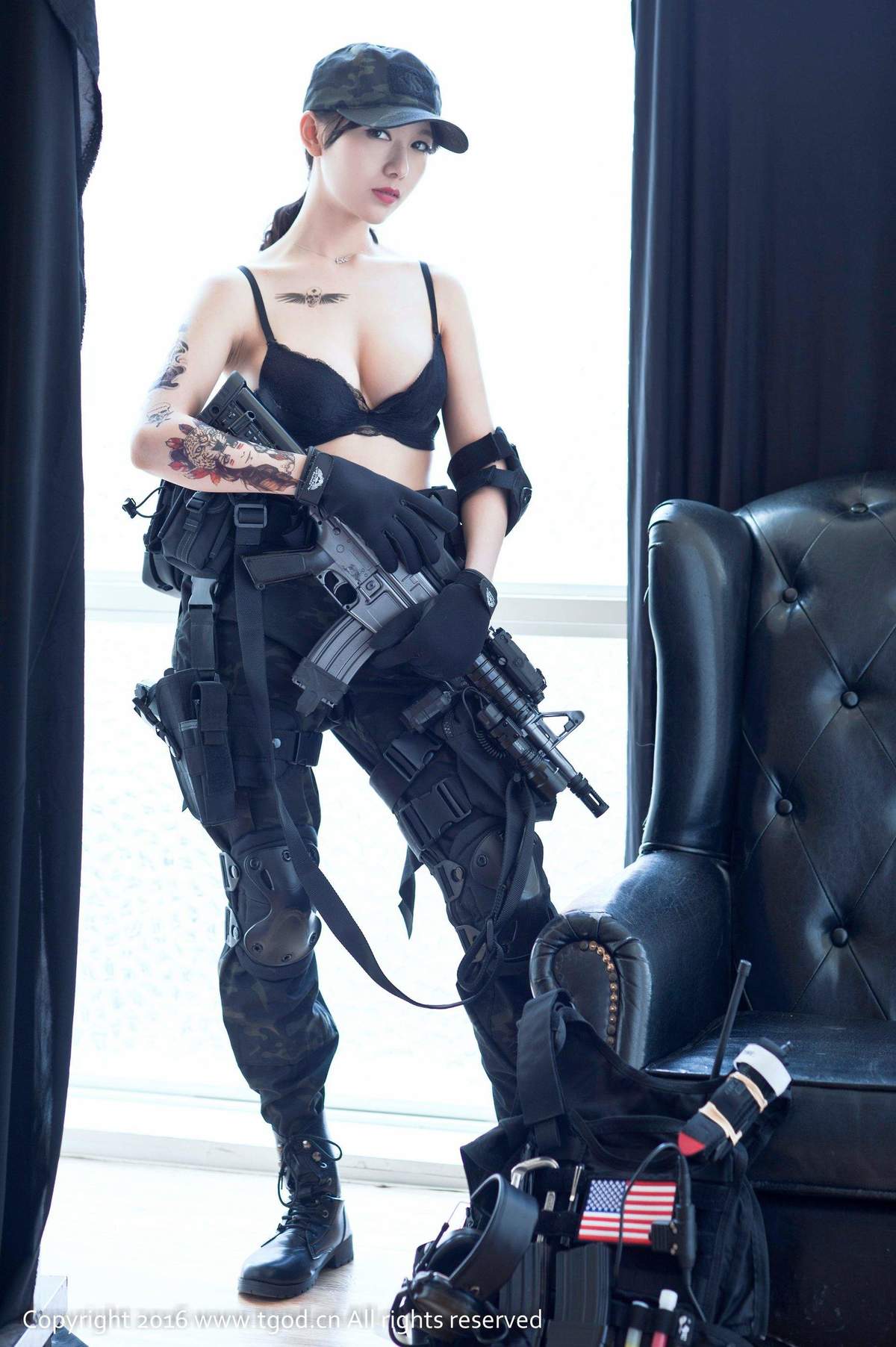 TGOD推女神展如美女战士魔鬼身材翘臀诱惑美女图片壁纸图片