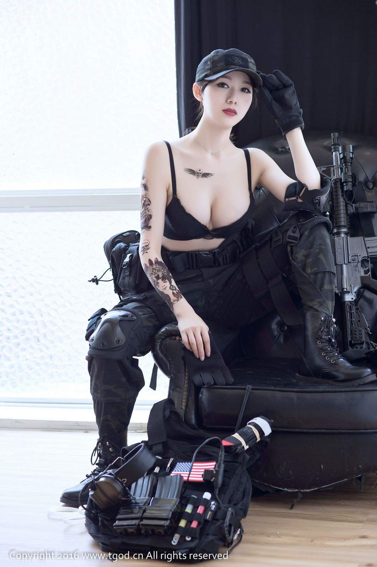 TGOD推女神展如美女战士魔鬼身材翘臀诱惑美女图片壁纸图片