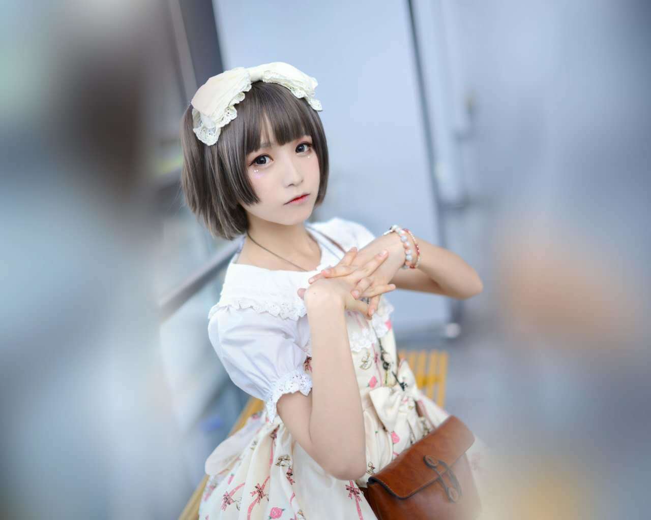 甜美美女图片